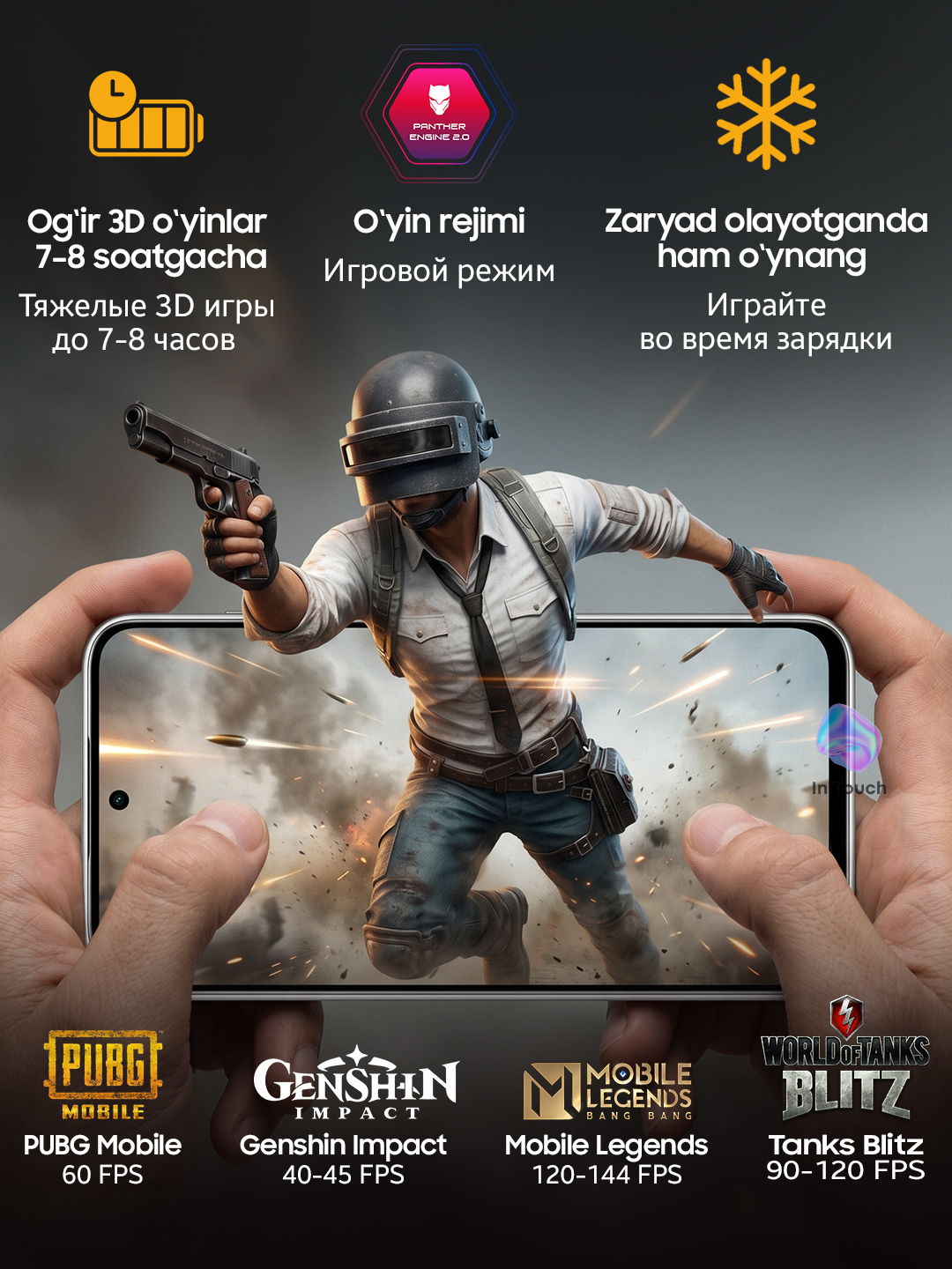 Игровой смартфон TECNO POVA 8/ телефон Tecno Pova 8 Pro, 5G, 8/256 GB