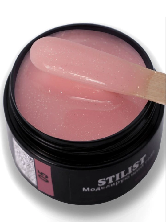 Гель №05 Shimmer, 30 мл, нежно-розовый с шиммером, для ногтей, STILIST_STORE