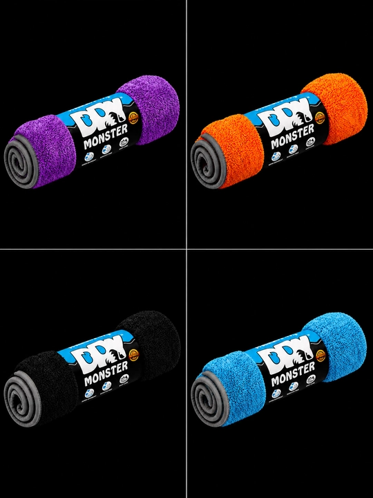 DRY MONSTER PREMIUM – avtomobilni tez va samarali quritish uchun mikrofiber sochiq - 