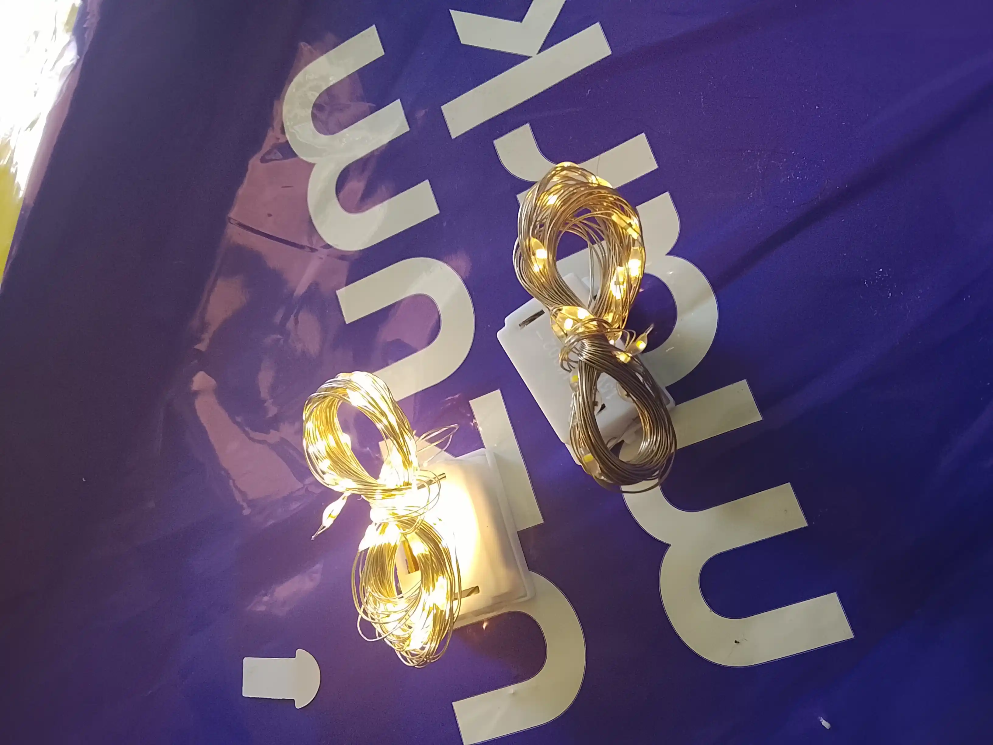 LED гирлянда Роса на батарейках, 3 метра, 4 цвета, новогодняя гирлянда для дома и елки