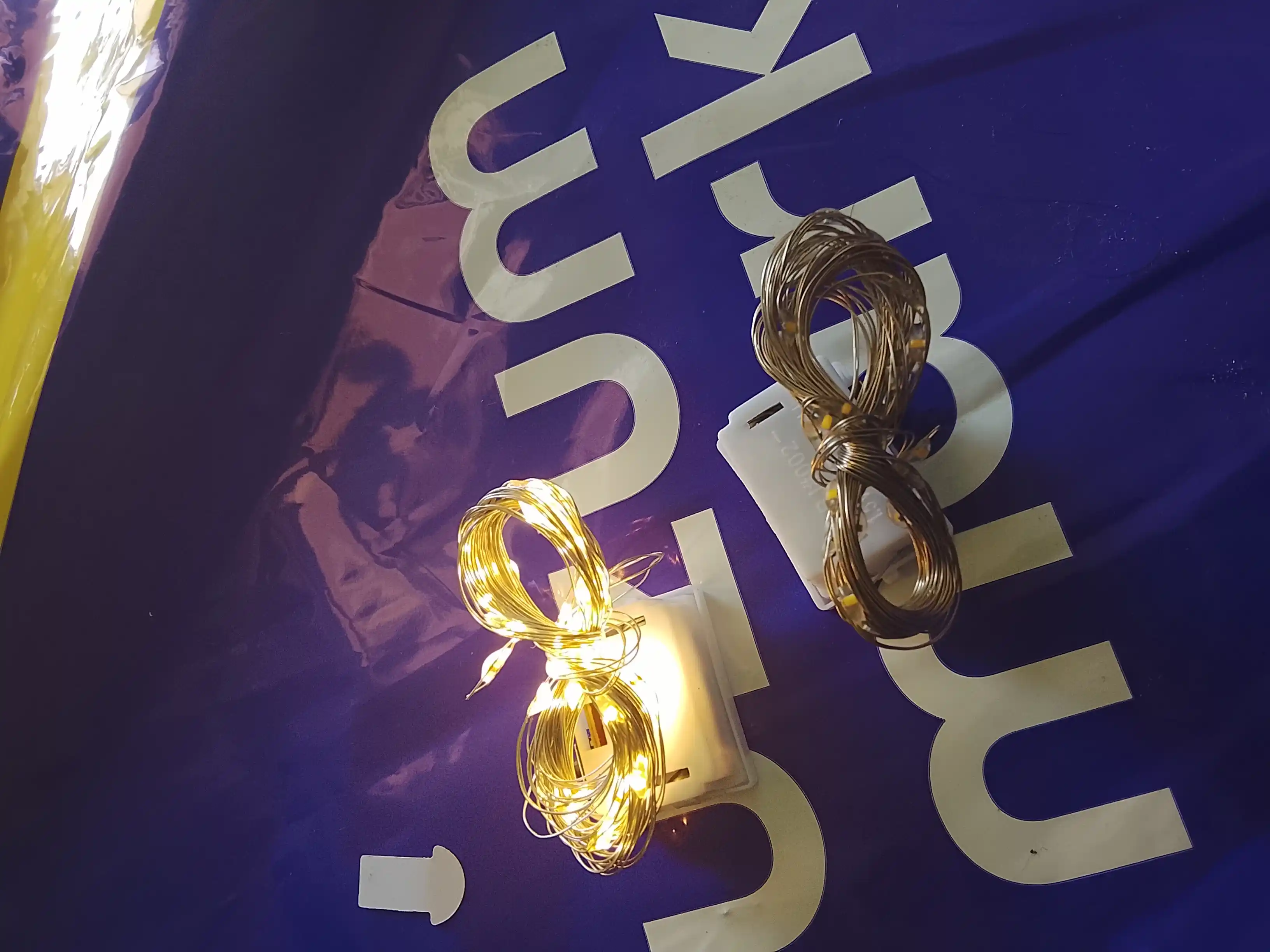 LED гирлянда Роса на батарейках, 3 метра, 4 цвета, новогодняя гирлянда для дома и елки