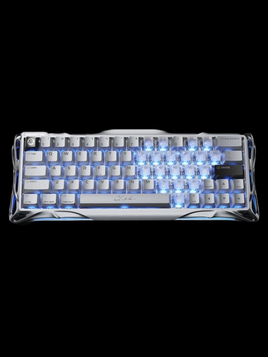 GravaStar Mercury V60 Pro - Sliver Frost o'yin klaviaturasi