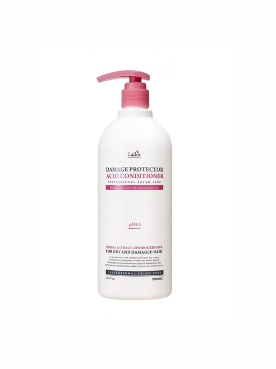 Кондиционер для повреждённых, окрашенных, сухих волос Lador Damage Protector Acid, 900 мл