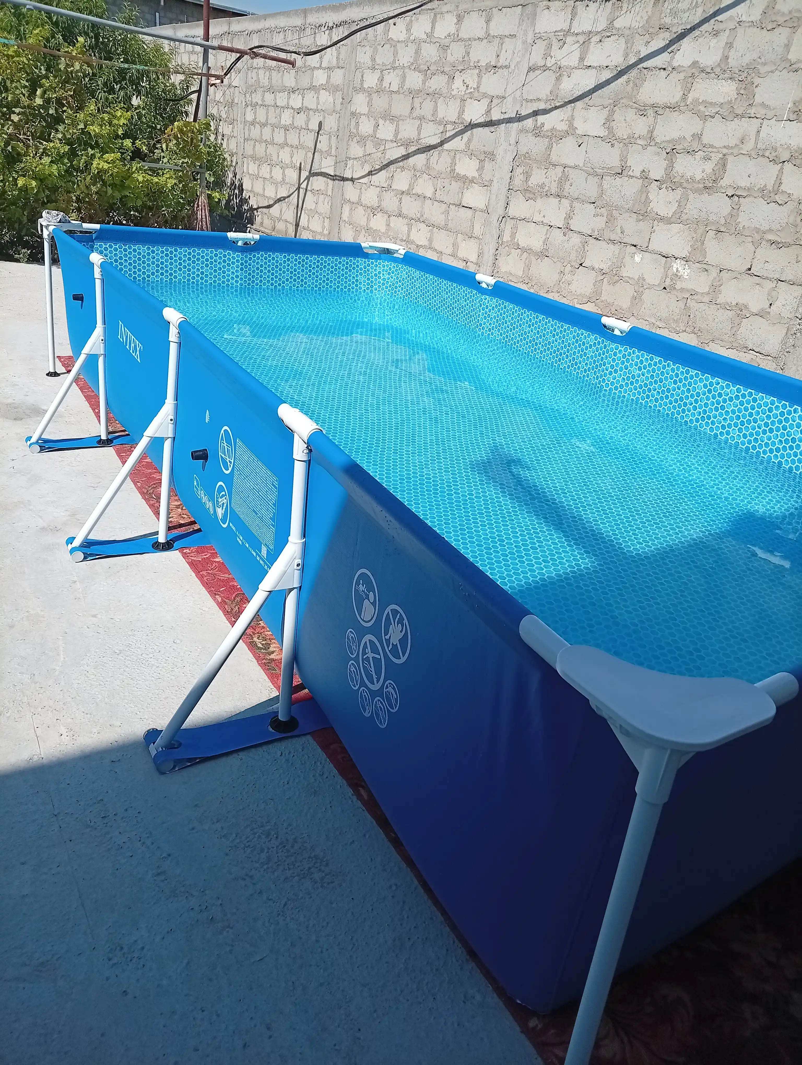 Karkasli basseyn Intex Prism, Metal Frame, tanlovga 1662l-7127 litr hajmli, kattalar uchun