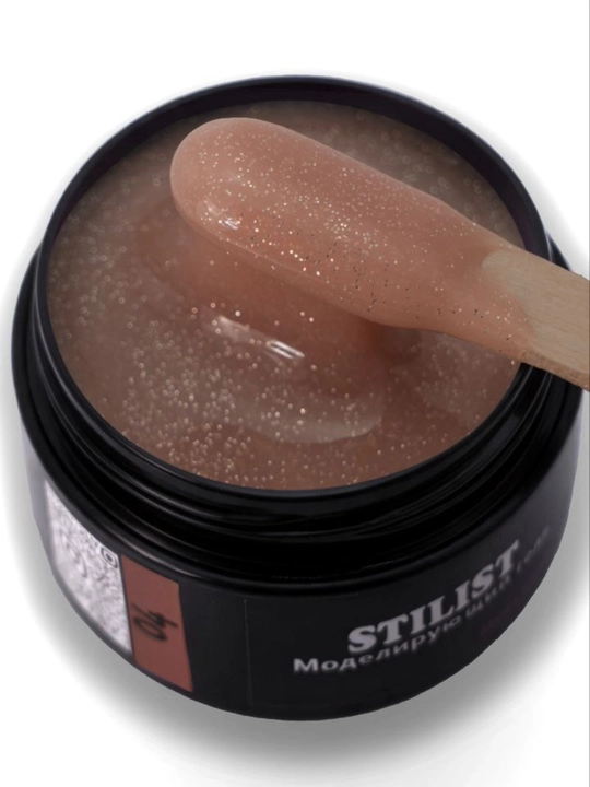 Gel №04 Shimmer, 30 ml, pushti tusli och jigarrang, tirnoqlar uchun, STILIST_STORE