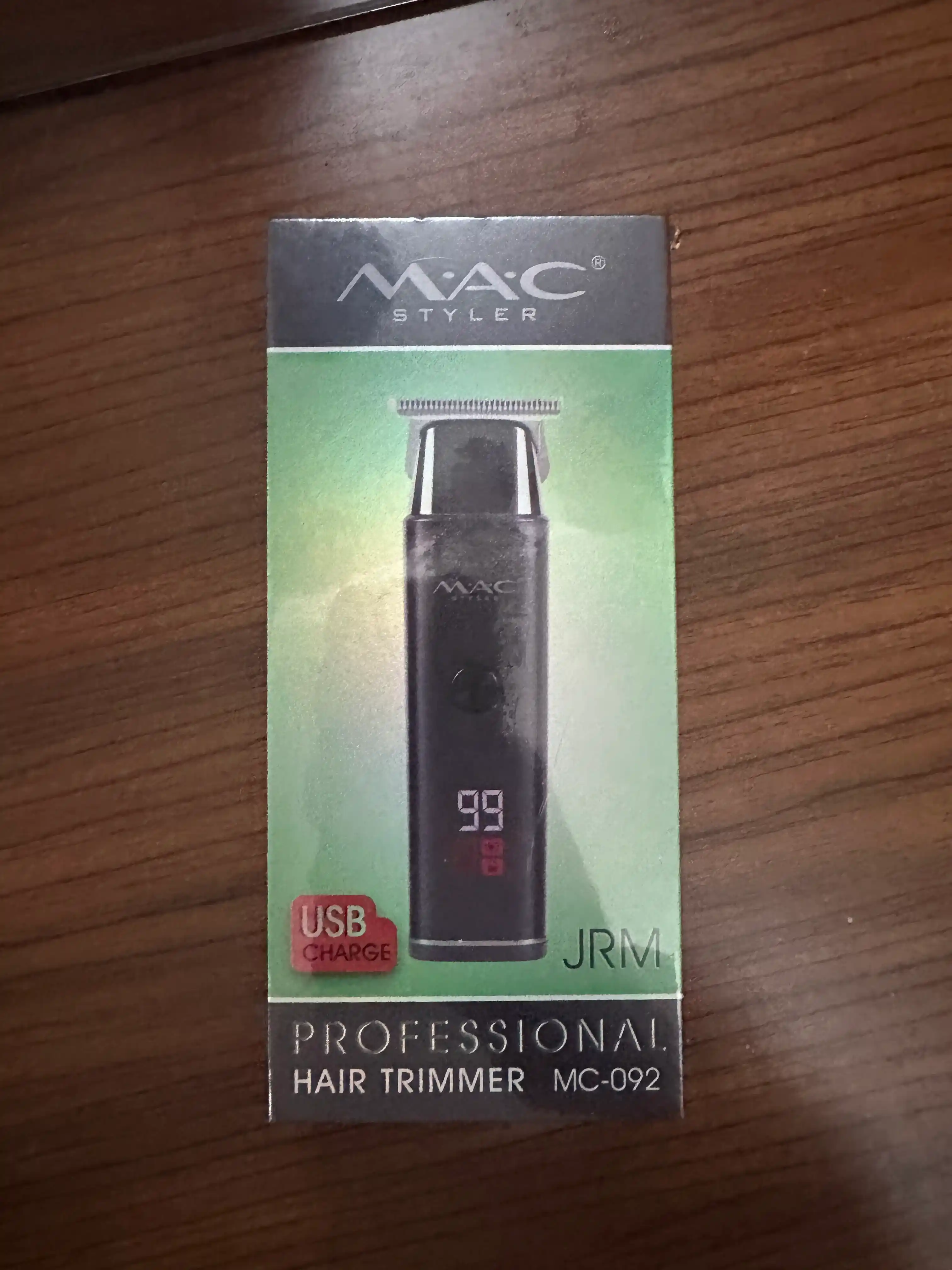 Simsiz soch olish mashinasi, MAC  LED displeyli soqol trimmer