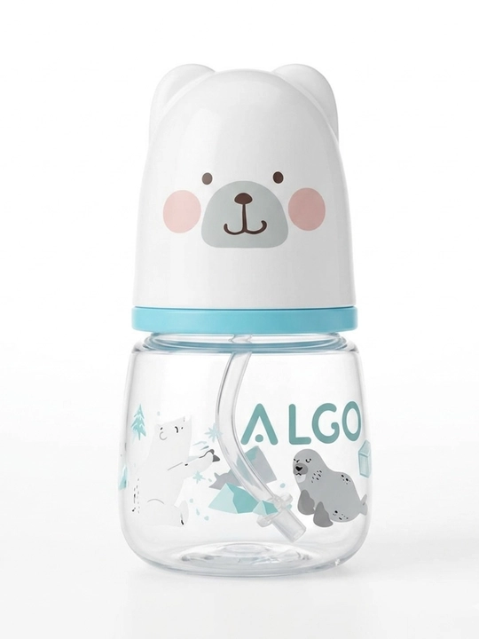 Силиконовая бутылочка для кормления младенцев Algo Natural, 60 мл