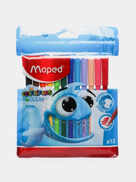 Фломастер Maped (12 цв Ocean Pulse) 845720 - 