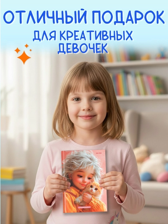Личный дневник для девочек А5 с твердой обложкой 64 листа Prof-Press