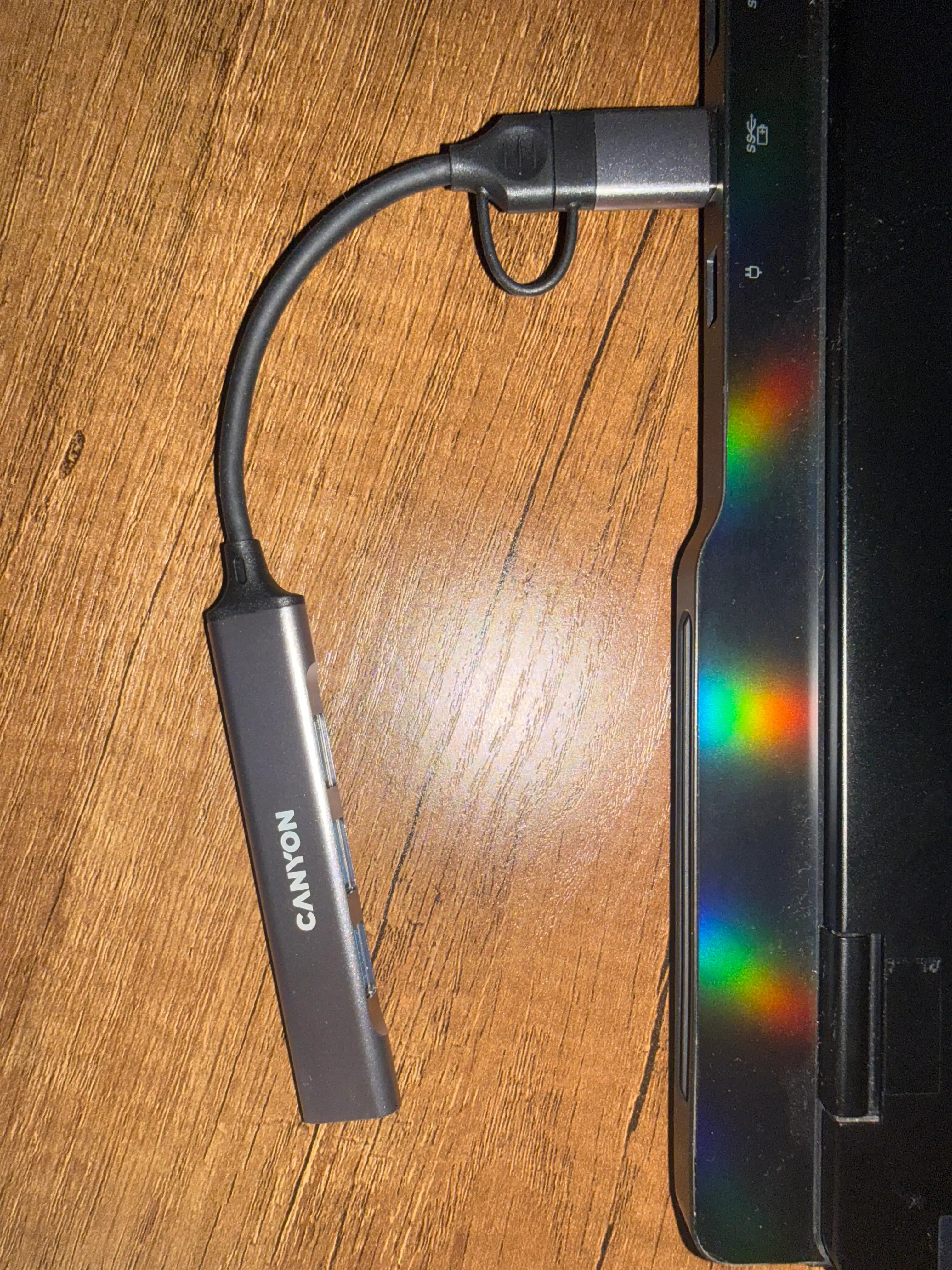 USB hub adapter CANYON DS-02, 4 port USB-Type C