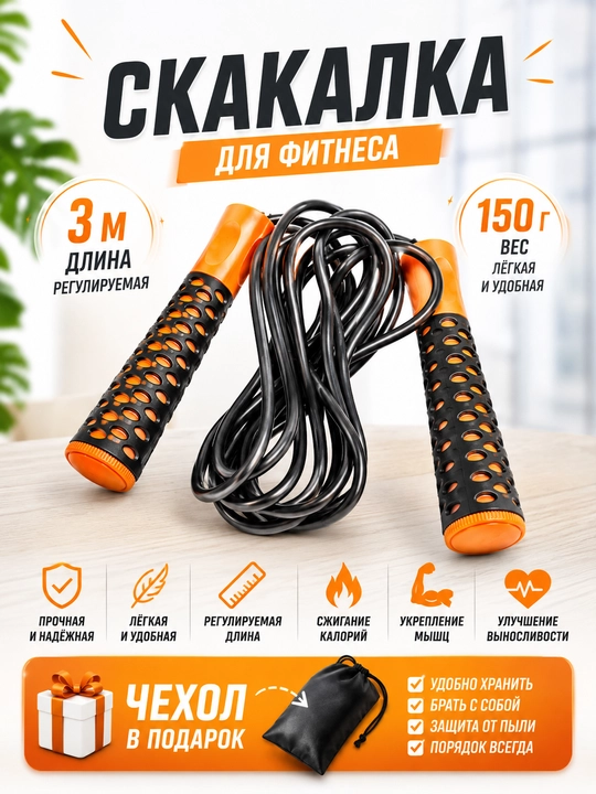 LiveUp 3 m tezlik arqonchasi - 