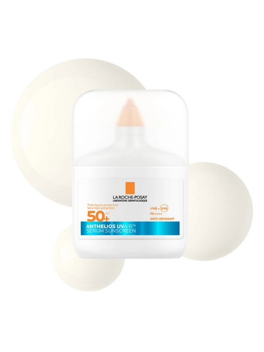 LA ROCHE-POSAY ANTHELIOS UVAIR YUZ UCHUN SPF50+ suyuqligi, 50 ml