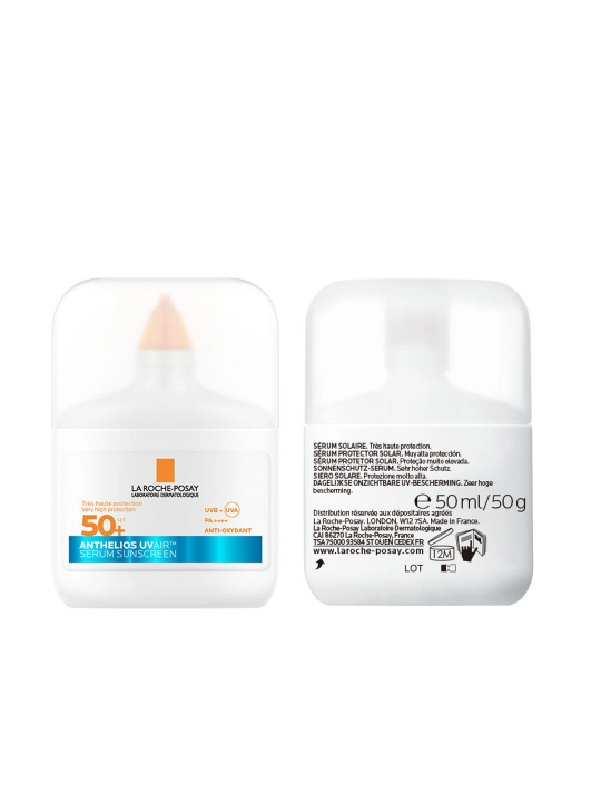 LA ROCHE-POSAY ANTHELIOS UVAIR YUZ UCHUN SPF50+ suyuqligi, 50 ml