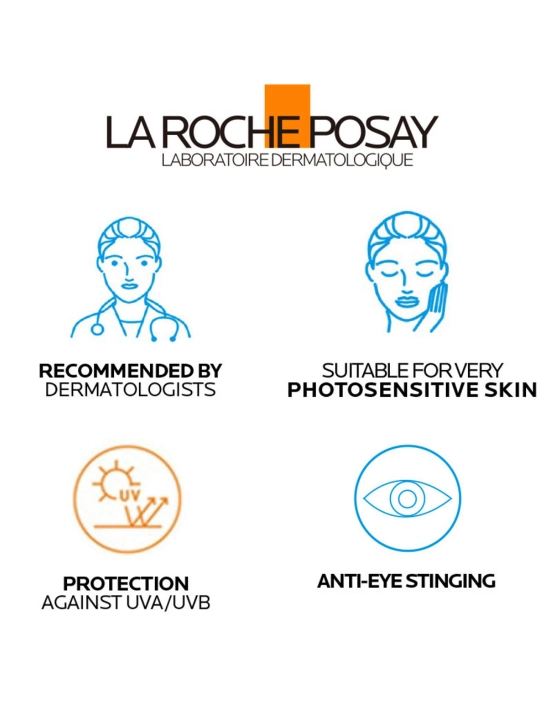 LA ROCHE-POSAY ANTHELIOS UVAIR YUZ UCHUN SPF50+ suyuqligi, 50 ml