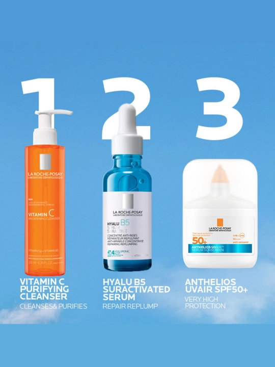 LA ROCHE-POSAY ANTHELIOS UVAIR YUZ UCHUN SPF50+ suyuqligi, 50 ml