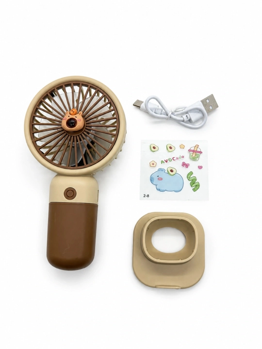 Mini ventilyator usb zaryadlovchi, stol uchun ventilyatorcha, vintelyator kichkina