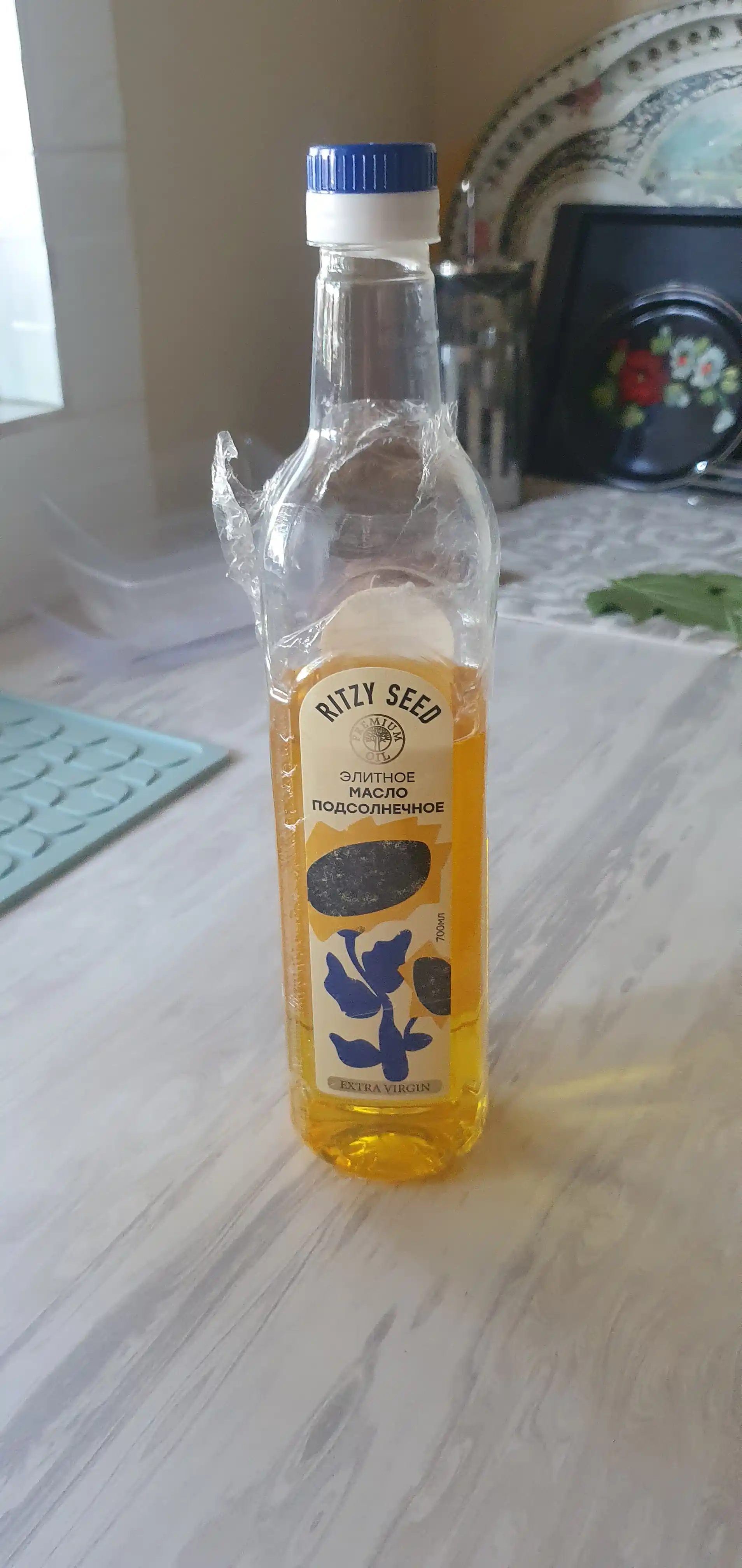 Kungaboqar yog‘i RITZY SEED sovuq siqilgan 1-press, rafinatsiyasiz, 0.7 l PET