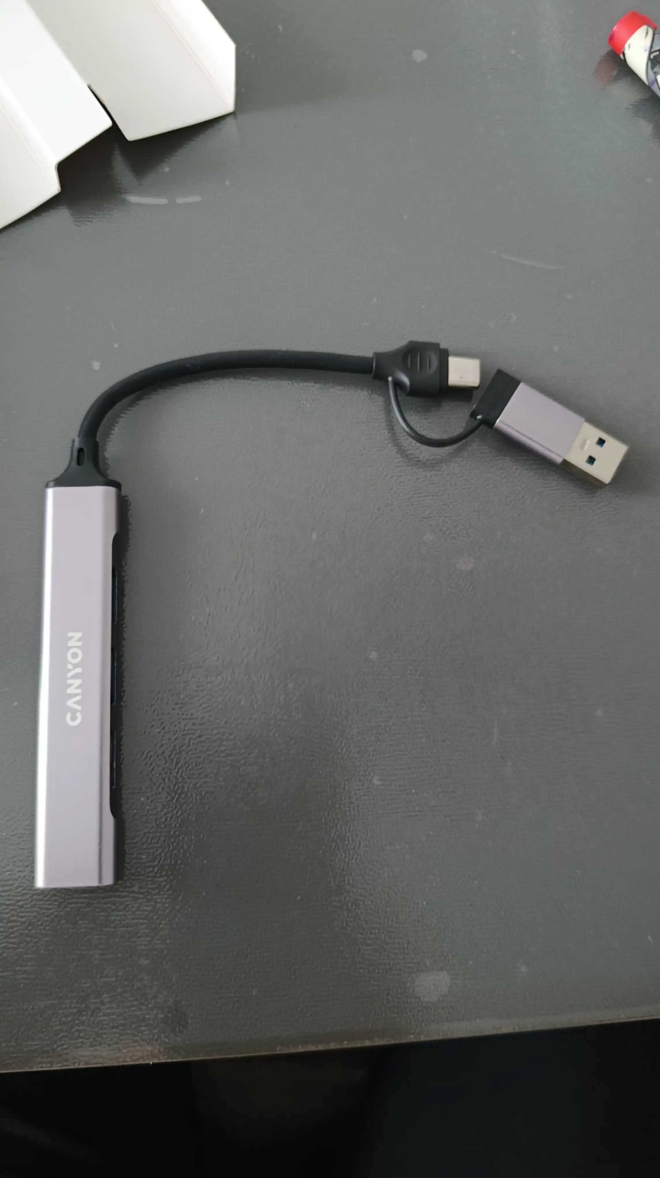 USB hub adapter CANYON DS-02, 4 port USB-Type C