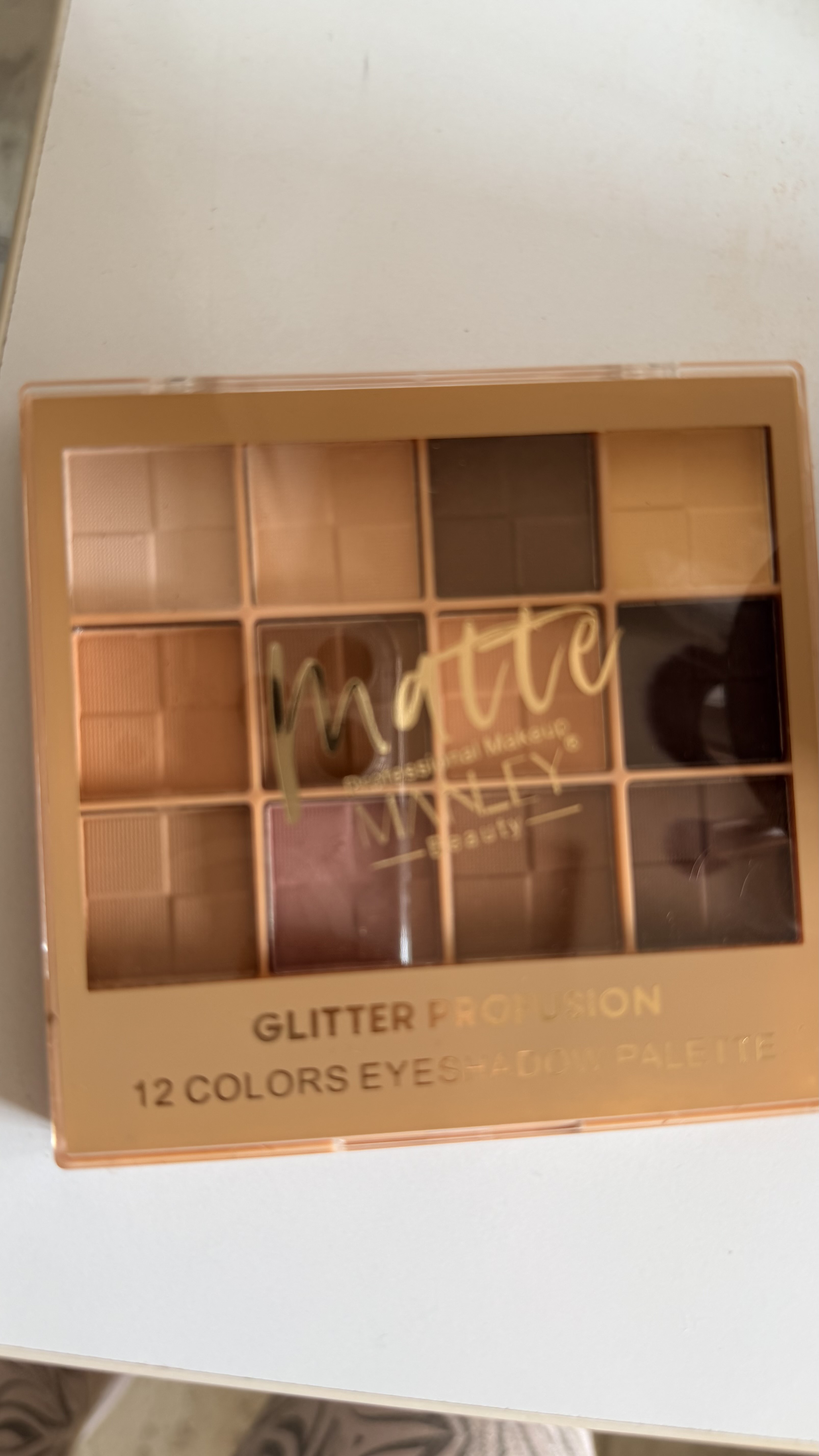 Палитра матовых теней для век, MATTE PROFESSIONAL тени для кожи вокруг глаз, из 10 цветов