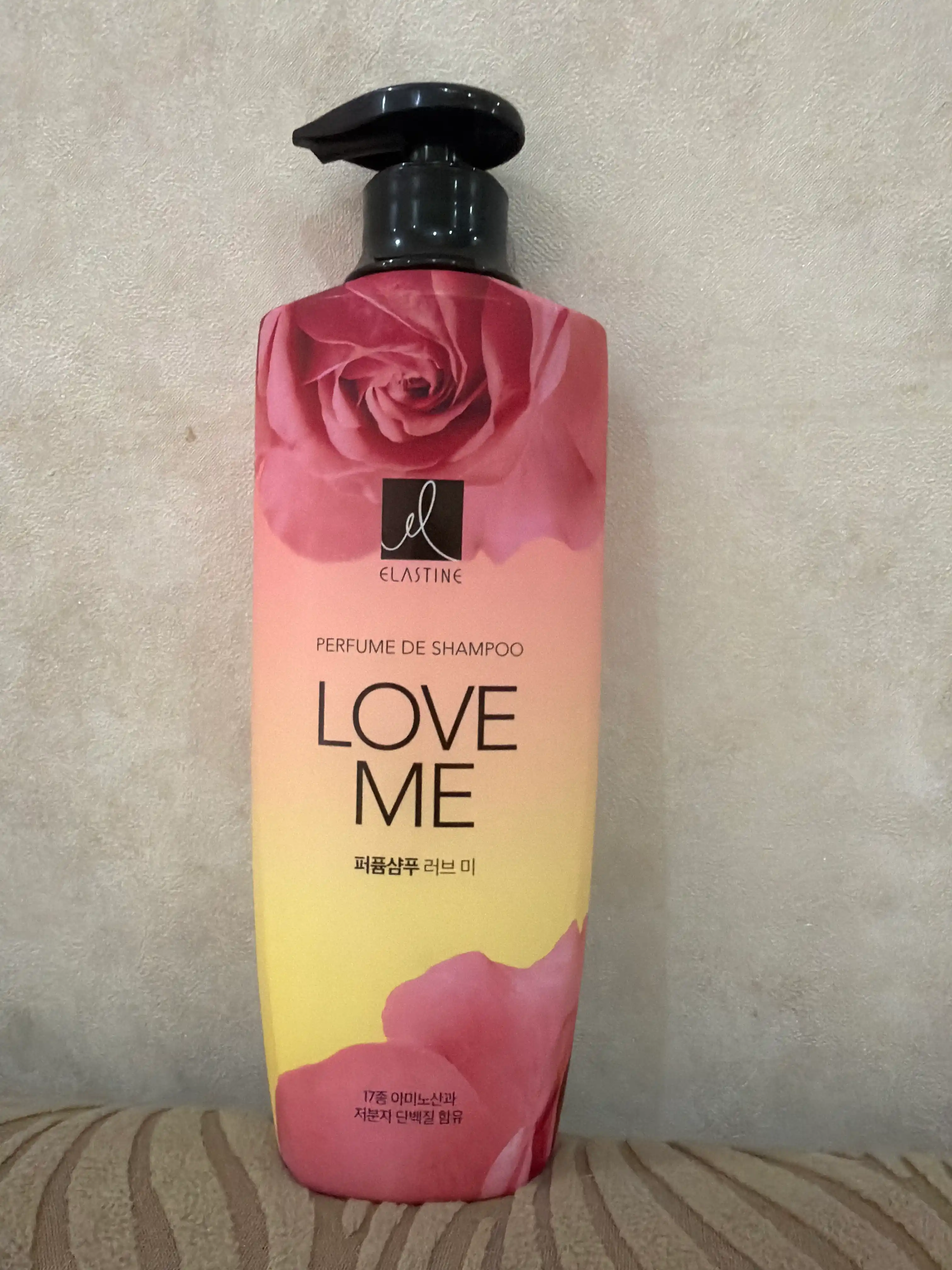 Parfyumlangan shampun LG Elastine, kuchliroq va uzoqroq hidga ega, 600 ml
