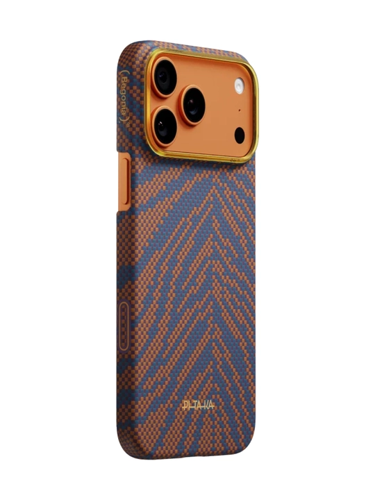 Chexol Pitaka Iphone 17 Pro, Pro Max, Magsafe bilan, ultra yupqa, o'ta mustahkam kevlardan