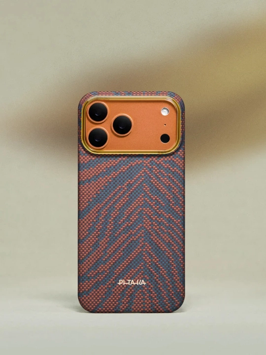 Chexol Pitaka Iphone 17 Pro, Pro Max, Magsafe bilan, ultra yupqa, o'ta mustahkam kevlardan