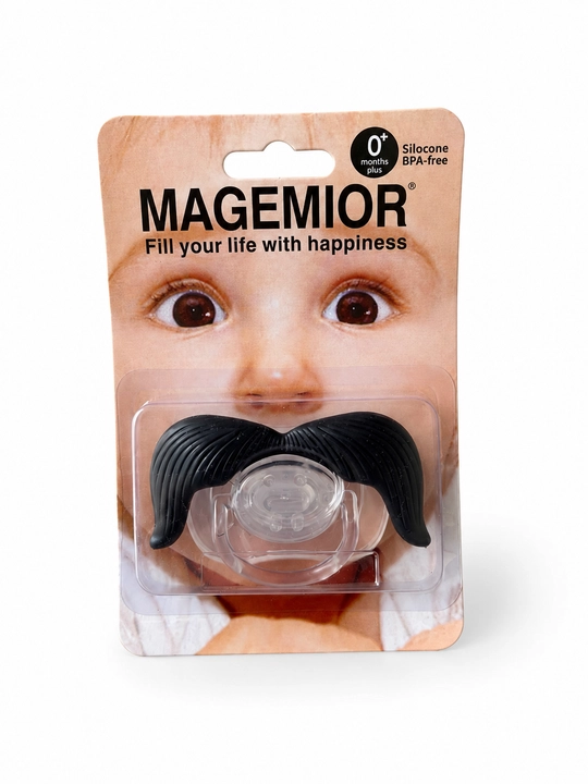 Веселая пустышка-усы MAGEMIOR 0+ - 