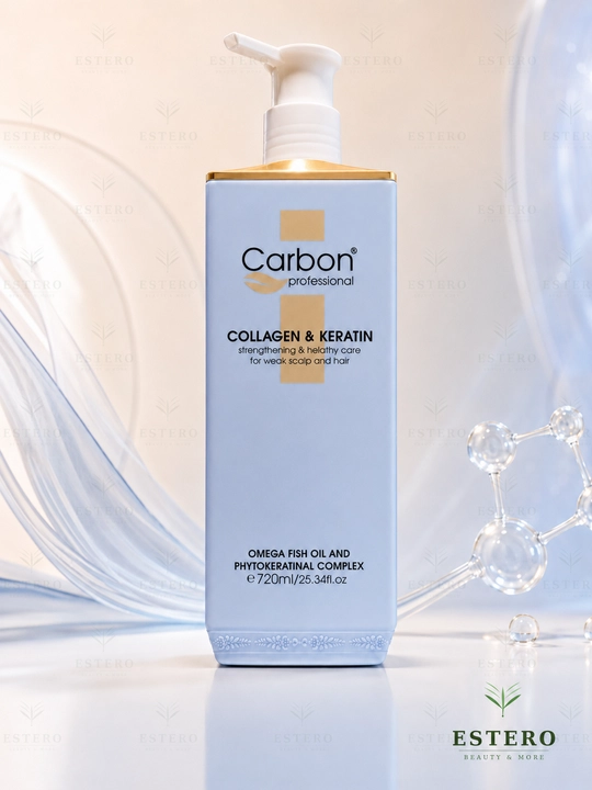 Carbon Professional Collagen & Keratin шампунь для укрепления волос, 720 мл