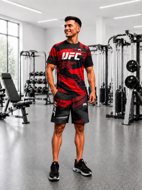 Спортивный комплект UFC для мужчин – стиль, комфорт и свобода движений - 
