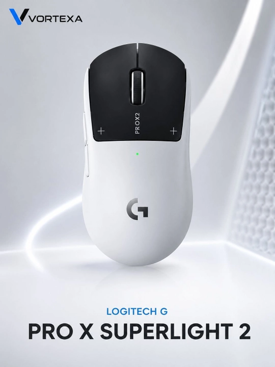 Logitech G PRO X Superlight 2 simsiz o‘yin sichqonchasi, HERO 2, 44000 DPI, oq - 