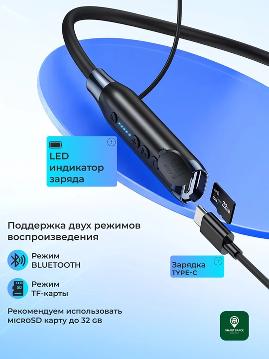 HOCO ES серия (ES62/ES67/ES53) Спортивные Bluetooth наушники мощный бас микрофон