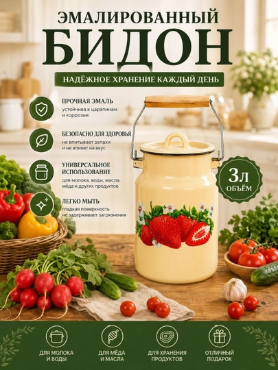3 litrli bidon - 