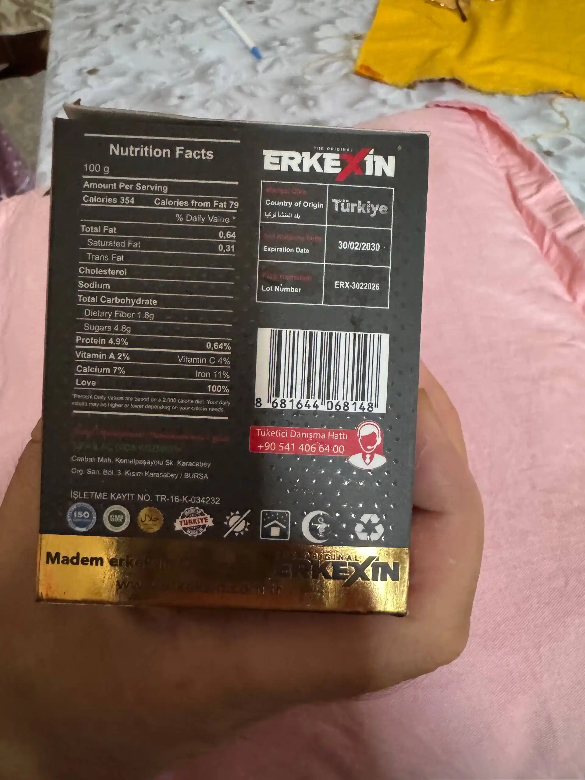 Asal Erkak salomatligini uchun epimediumli pasta Themra Epimedyumlu macun Q7 macun