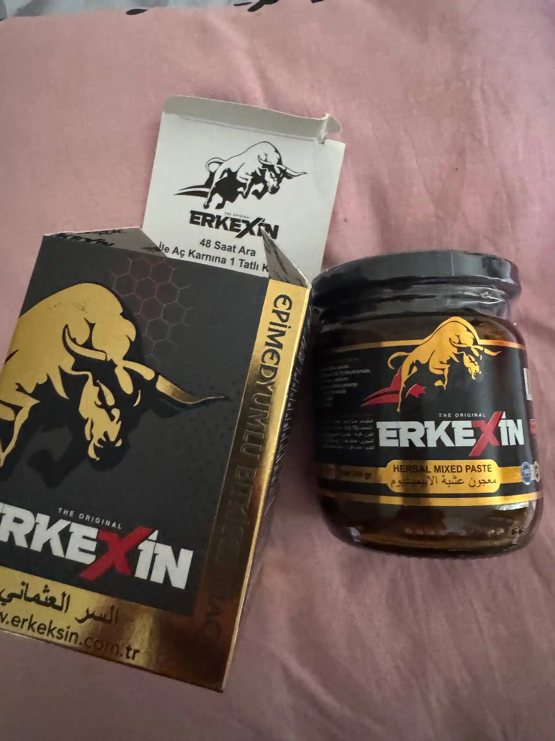 Asal Erkak salomatligini uchun epimediumli pasta Themra Epimedyumlu macun Q7 macun