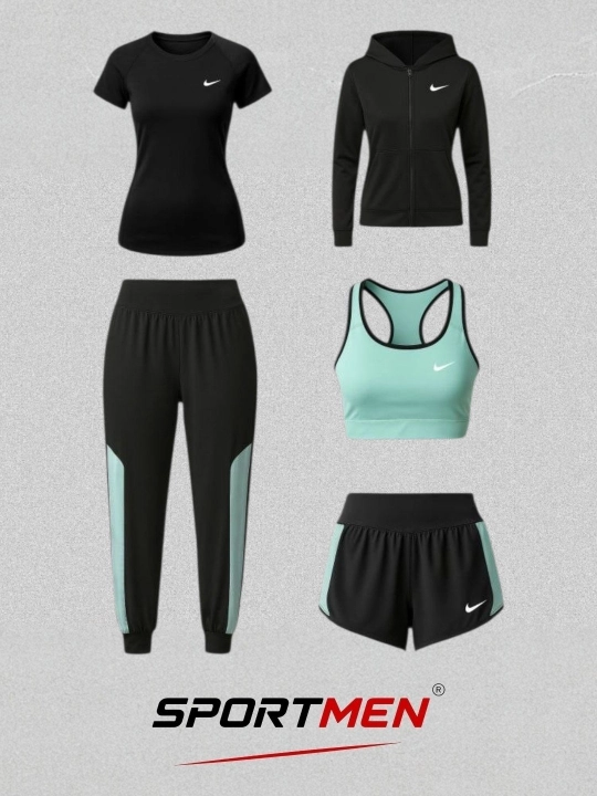 Женский фитнес комплект Nike, 5 в 1 - 