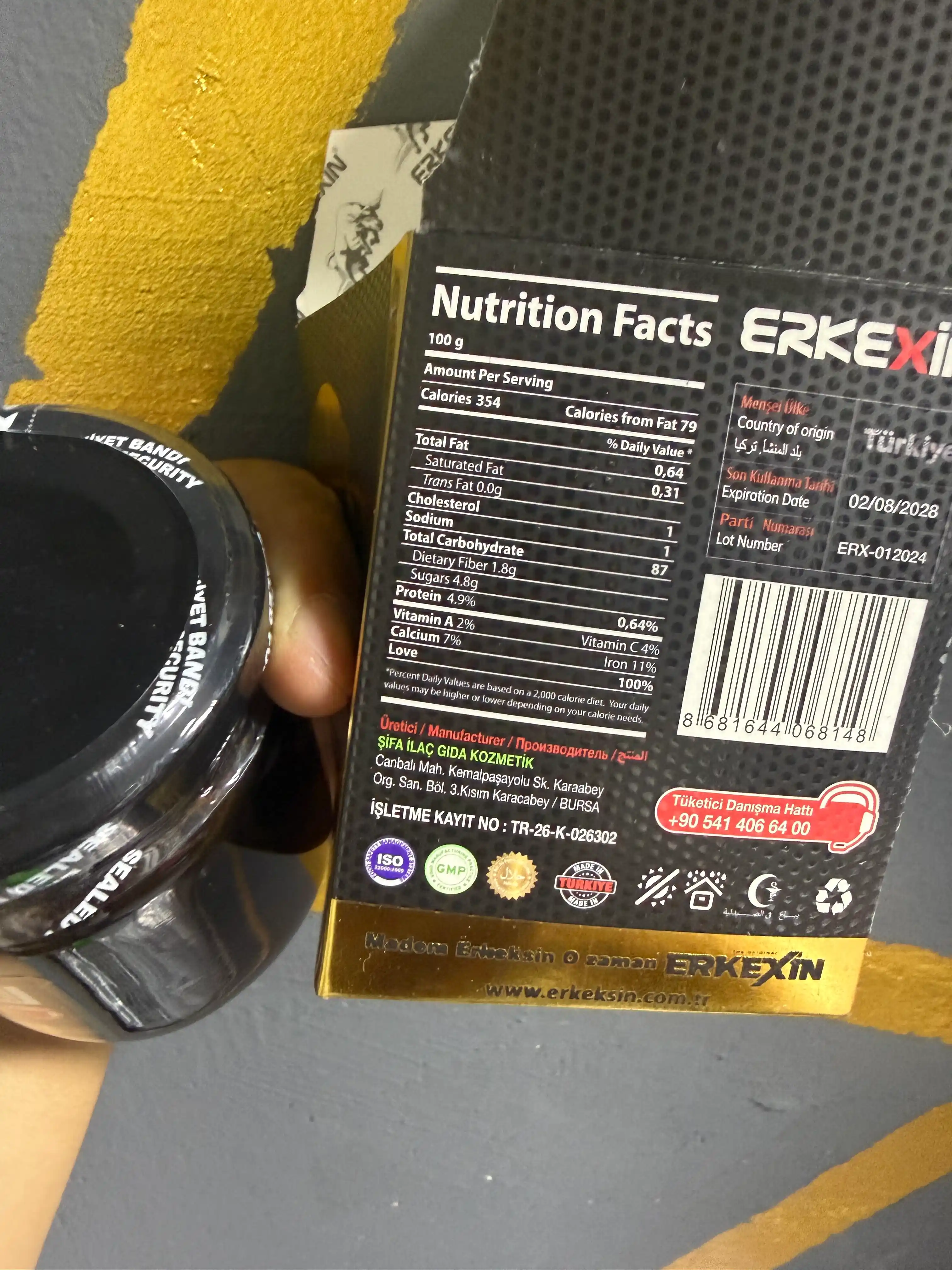 Asal Erkak salomatligini uchun epimediumli pasta Themra Epimedyumlu macun Q7 macun