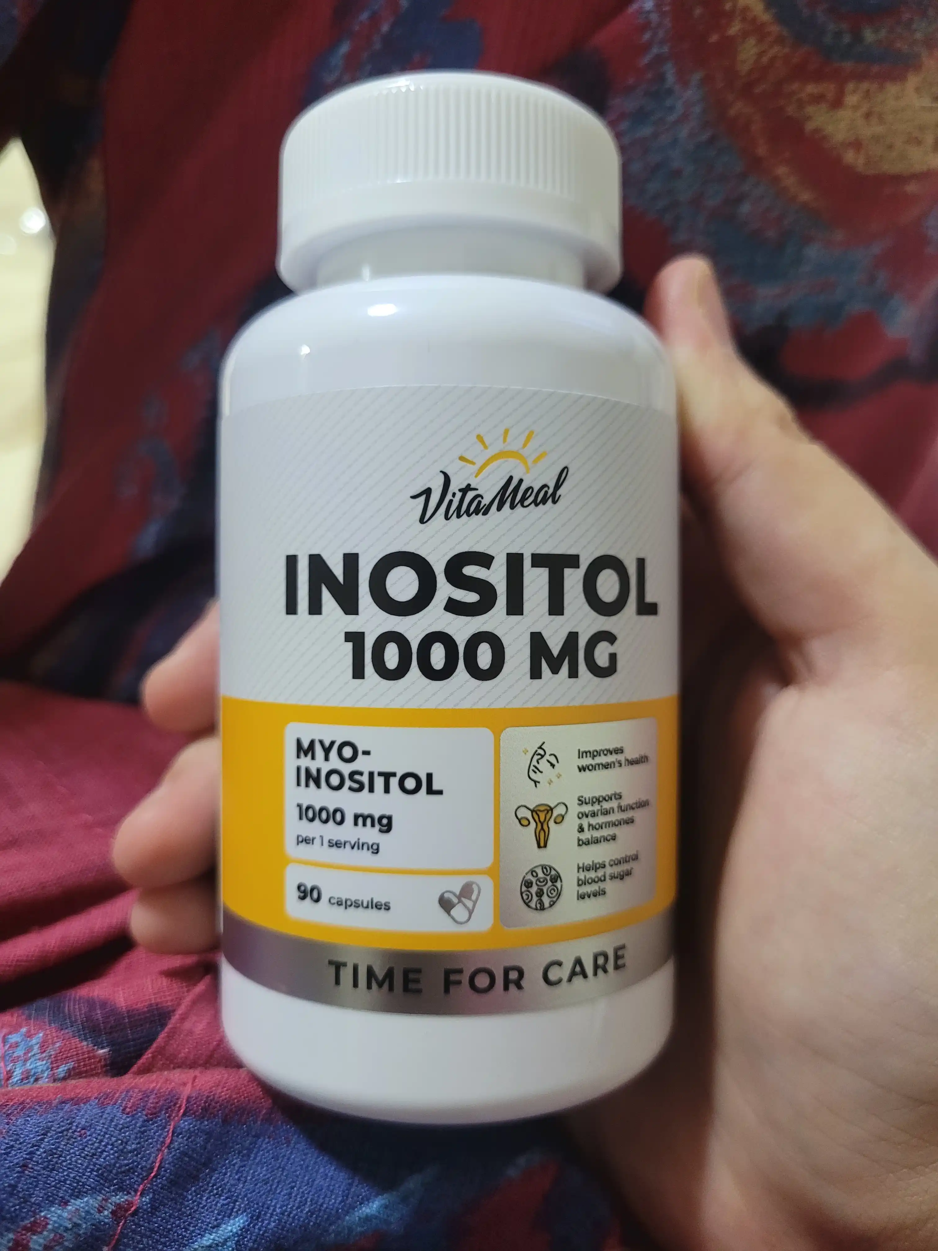 Инозитол, VitaMeal, 1000 мг, 90 капсул