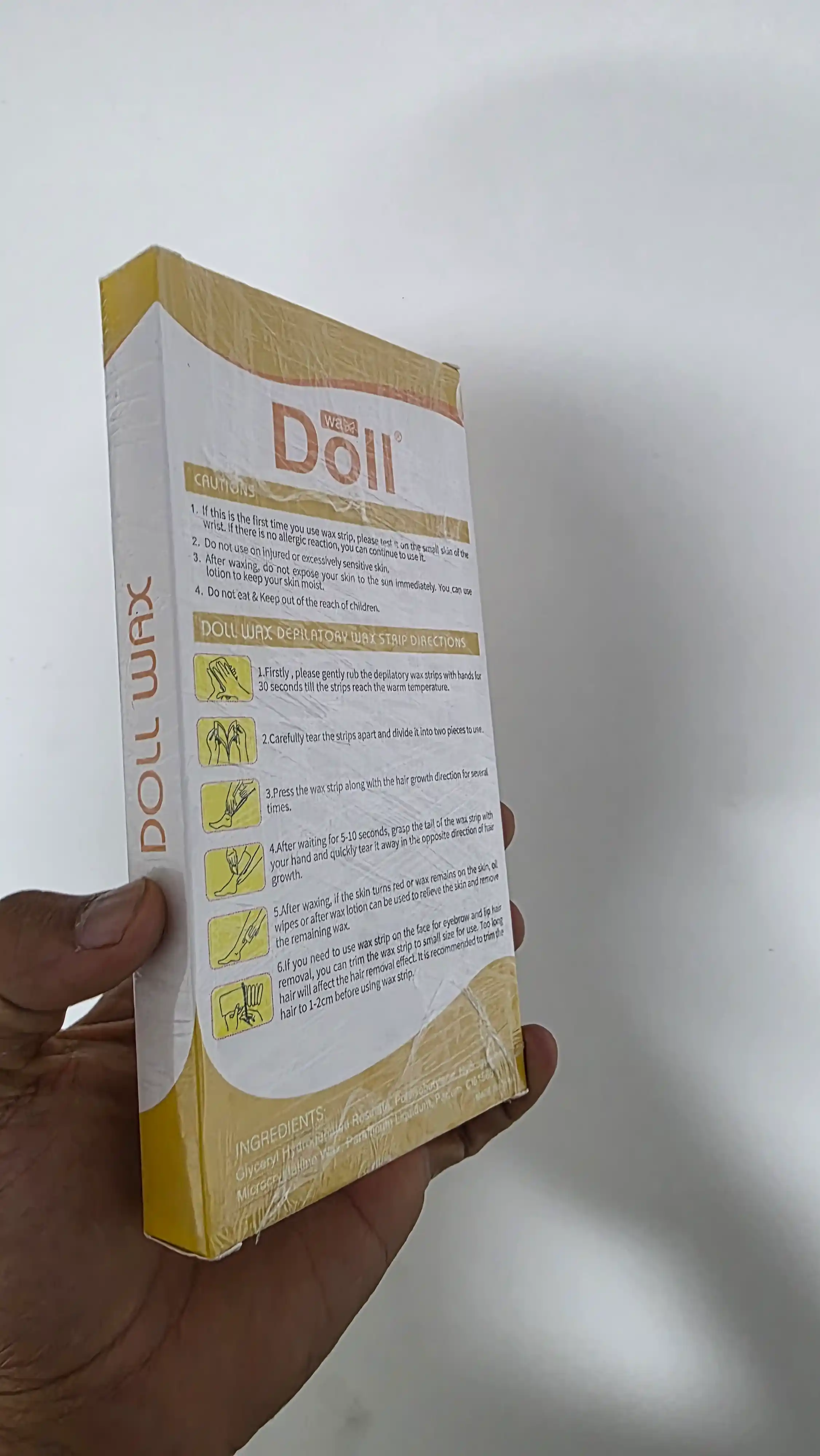 "Doll" tana va yuz depilyatsiyasi uchun mum qog‘ozi, 20 dona