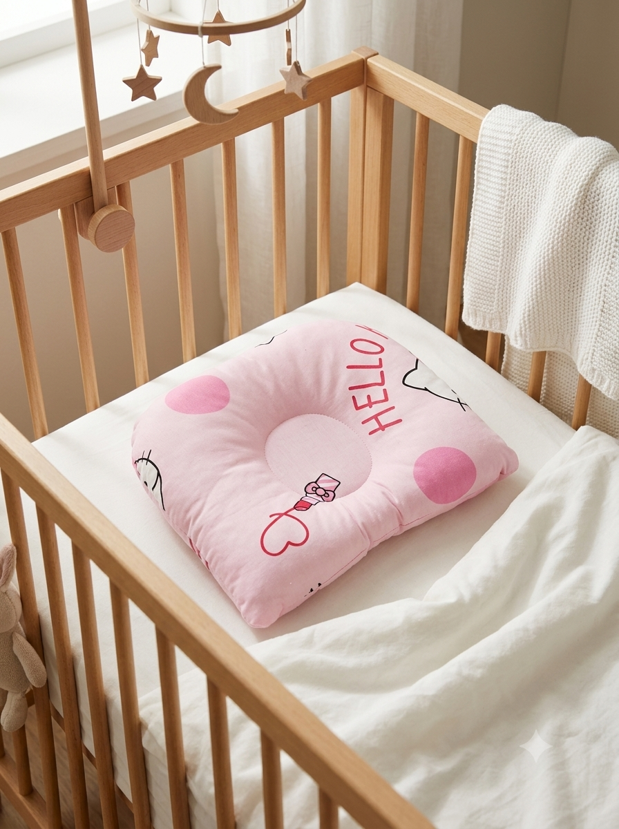 Ортопедическая подушка Hello Kitty для новорожденных, мягкая поддержка головы - 