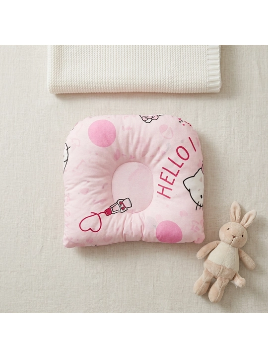 Chaqaloqlar uchun ortopedik Hello Kitty yostiqcha, bosh shaklini saqlovchi yumshoq yostiq
