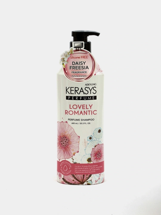 Shampun - Keratinli, ayollar uchun, xushbo'y iforli, Kerasys Lovely Romantic, 600 ml