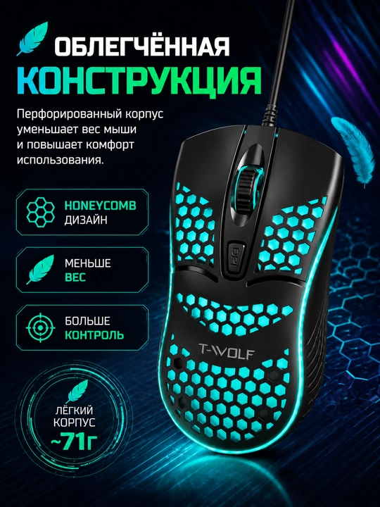 Игровая мышь T-WOLF V15