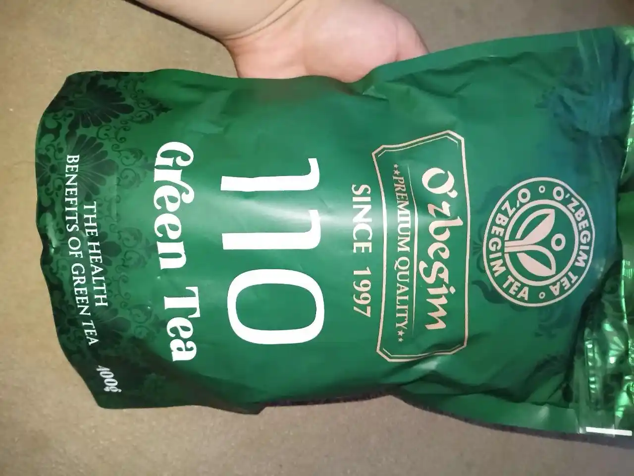 O'zbegim tea 110 ko'k choyi 400 gr