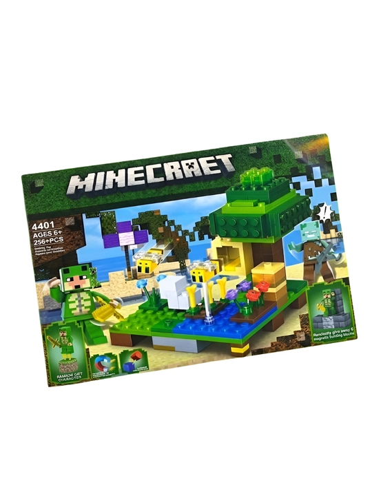 Конструктор Minecraft для детей с подарком, блочный набор 278–1047 деталей