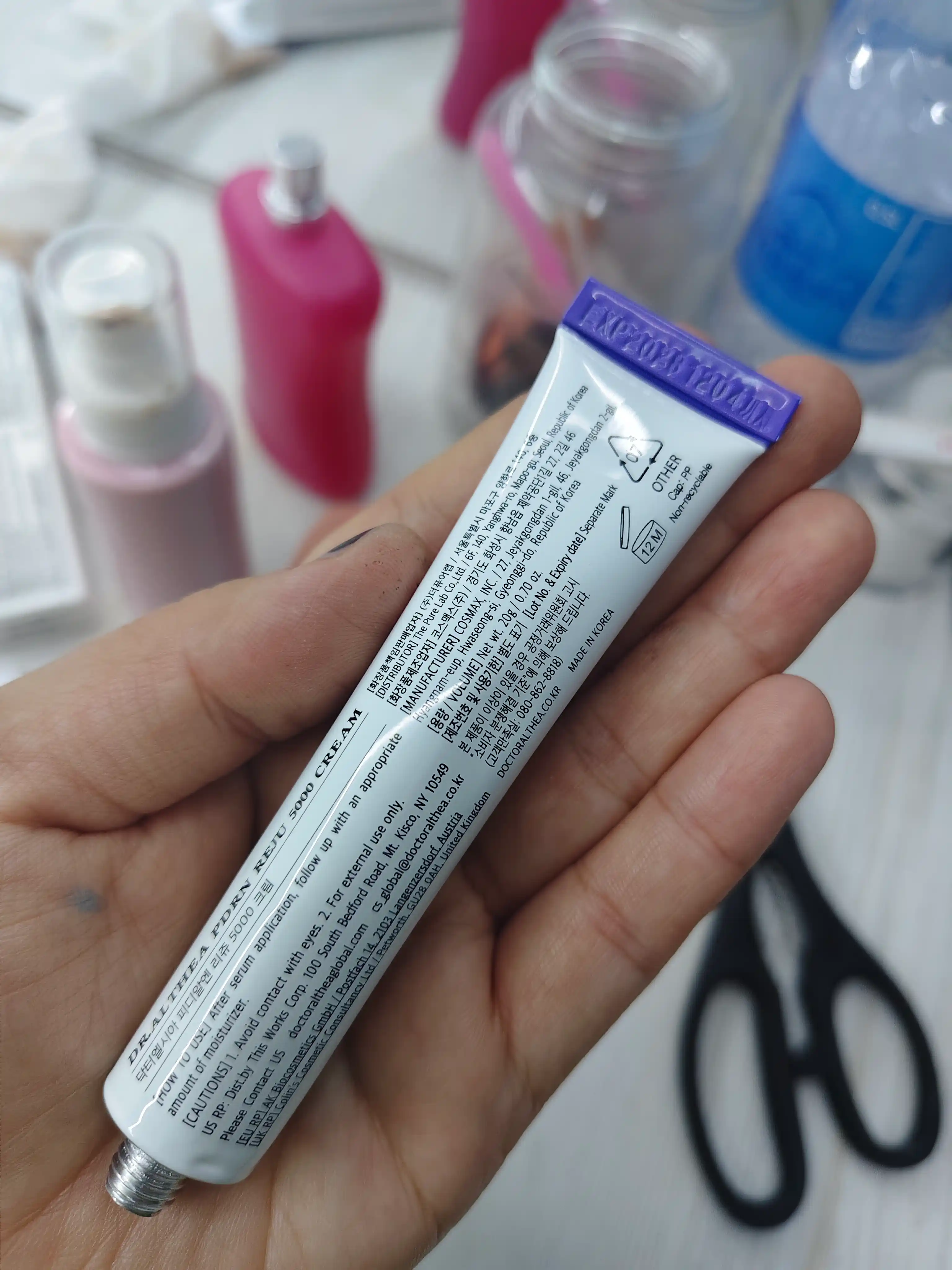 Крем для лица Dr.Althea 345 relief восстанавливающий, aqua, с PDRN, melaclear, reju 5000