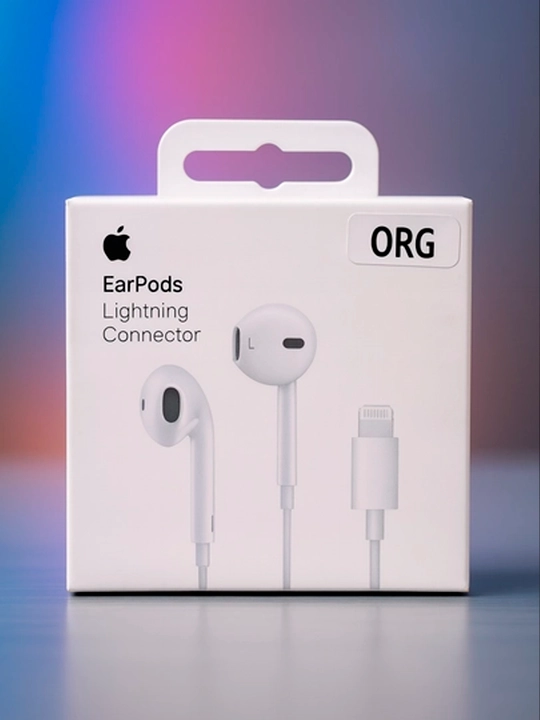 EarPods Lightning quloqchinlari,  simli quloqchinlari, toza va kuchli ovoz - 