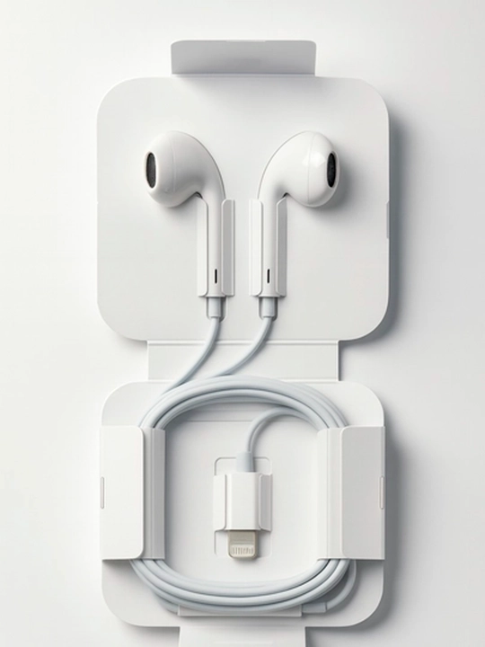 EarPods Lightning quloqchinlari,  simli quloqchinlari, toza va kuchli ovoz