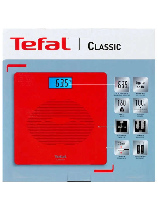 Весы Tefal Bs Classic Decor Lipstick Red PP1538V0