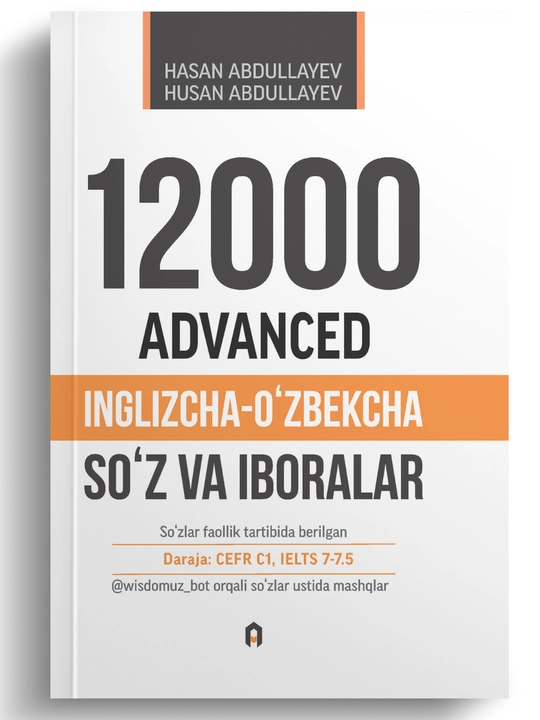12000, advanced, inglizcha-o‘zbekcha lug‘at, Akademnashr