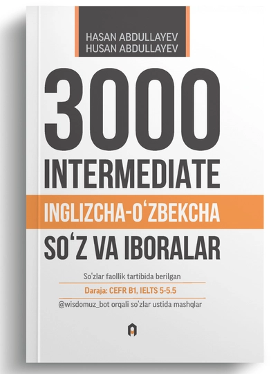 3000, intermediate, inglizcha-o‘zbekcha lug‘at, Akademnashr